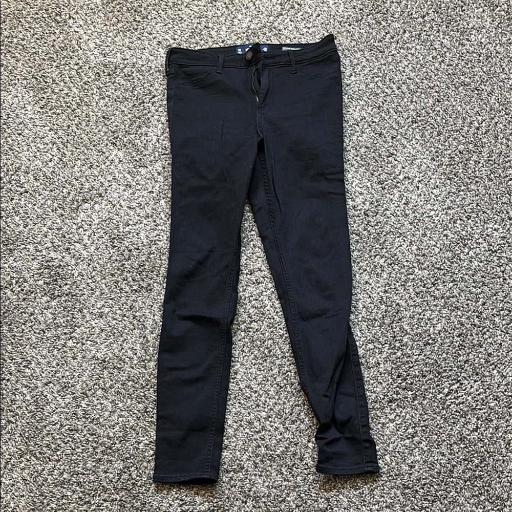 Vintage Hollister Women's Black Jeans